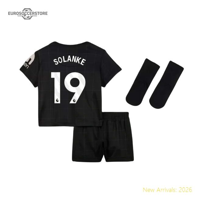 Premium-grade 2025-2026 Spurs Away Baby Kit (solanke 19)
