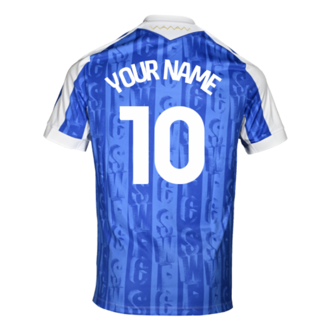2025-2026 Sheffield Wednesday Home Top - Kids (Your Name)