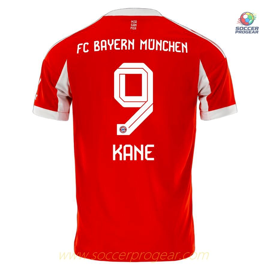 Bayern Munich Kids Editionren's Home Team Jersey Team Jersey 2025-26 Edition Kane
