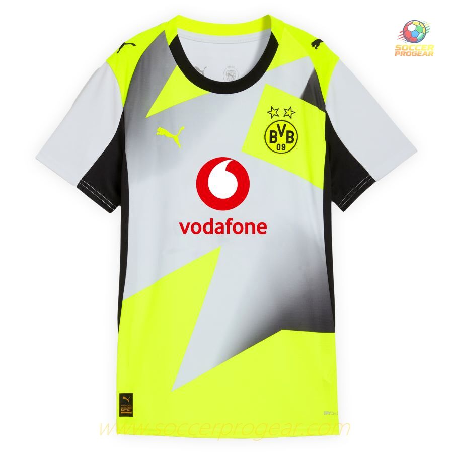 Football Soccer Jersey BVB Dortmund Away 2025-2026 Season Ladies
