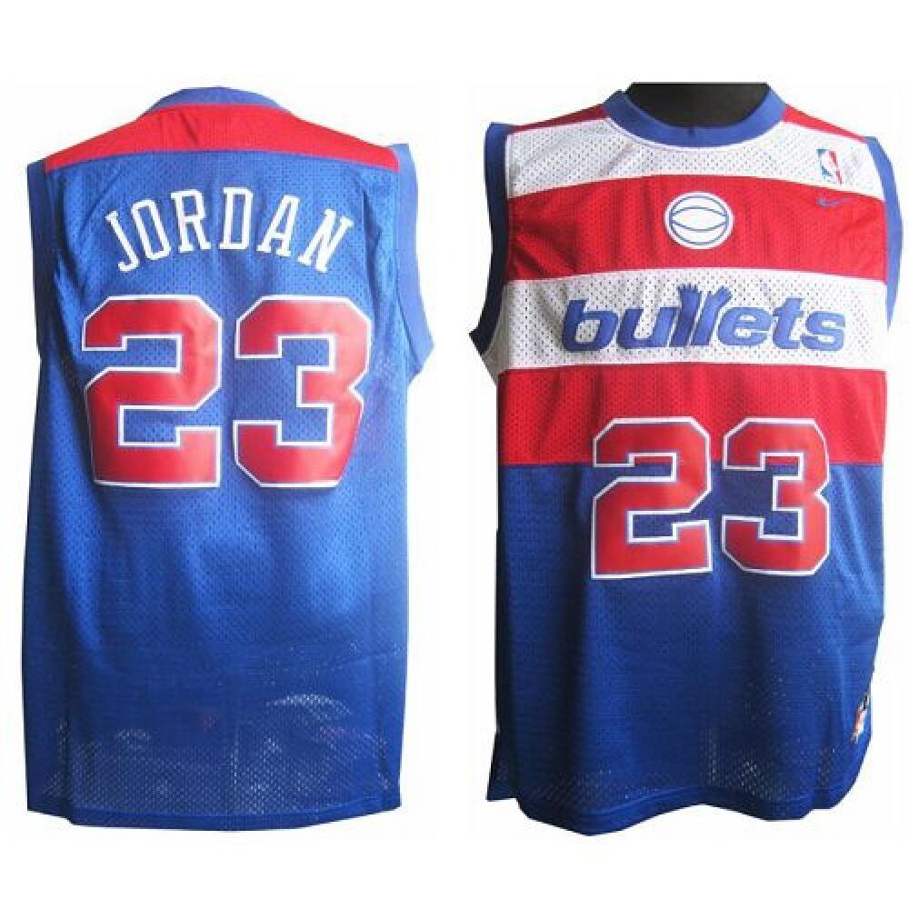 Collector's Item Official Men's WAS #23 Michael Blue Basketball Jersey