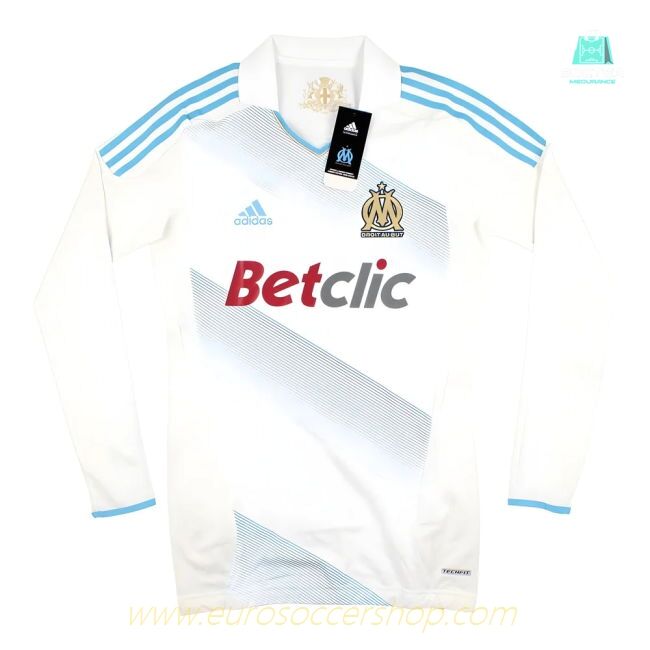 Marseille 2011-12 Player Spec Long Sleeve Home Shirt ((Excellent) L)