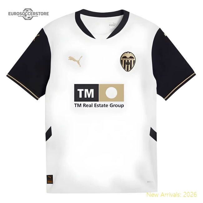 Best-Selling High-Quality 2024-2025 Valencia Home Shirt