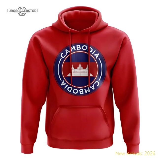 Top Cambodia Football 20242025 Regular Hoodie () Contemporary