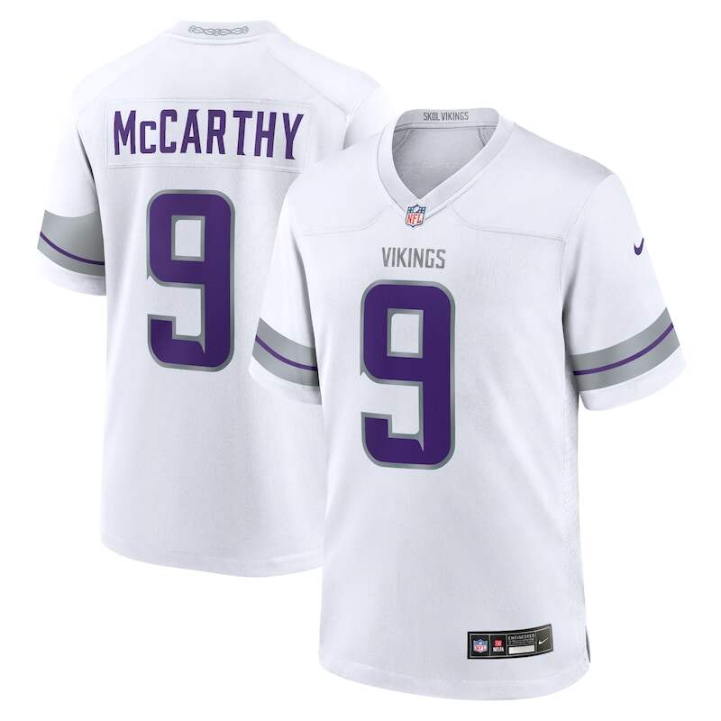 None J.J. McCarthy Minnesota Vikings Retro Collector's Item Game Day W