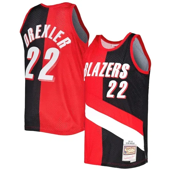 Clyde Drexler POR Swingman Jersey - contemporary Basketball - Red