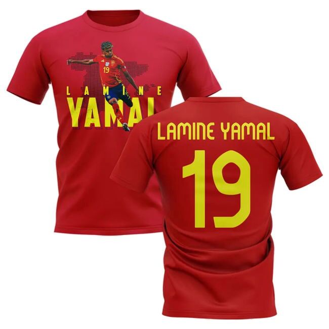 Updated Spain Home Football Shirt 2025-2026 (Spain 19) (1)
