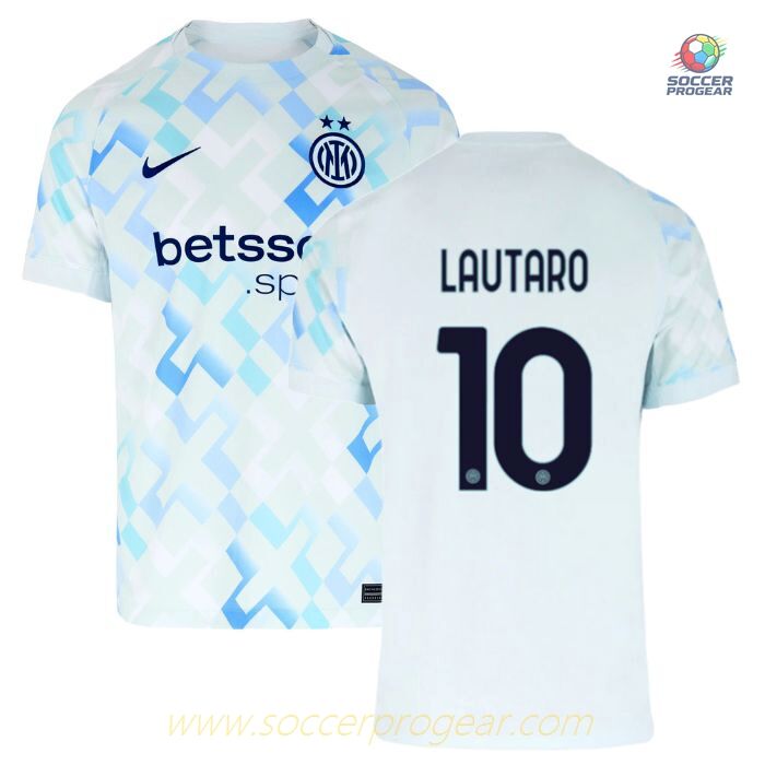 Inter Milan Away Team Jersey 2025-2026 Season Lautaro
