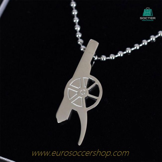 Arsenal FC Stainless Steel Cannon Pendant & Chain