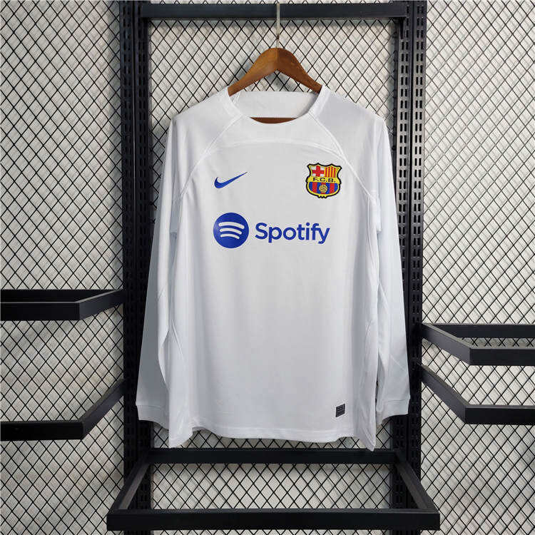Barcelona FC 2324 Away Long Sleeve Shirt - Official Replica 12241