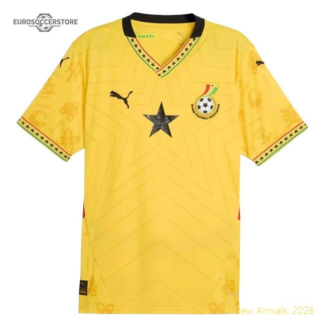 Durable Ghana Essien 20242025 Away Shirt () Lightweight