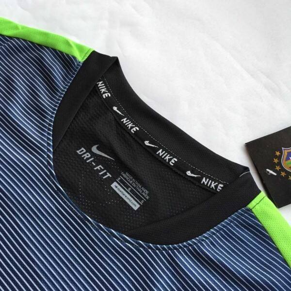 Advanced Fabric Brazil 2015-16 Black-Grey Training Shirt