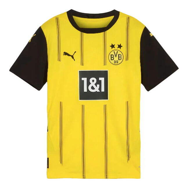 2024-2025 Borussia Dortmund Home Sleek Shirt - Kids (Haaland 9)