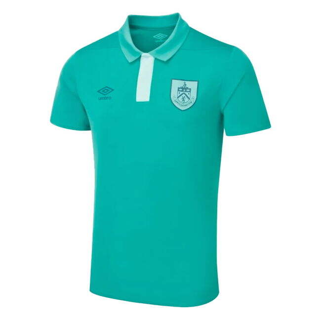 2023-2024 Burnley Poly Polo Shirt (Latigo Bay) - official style