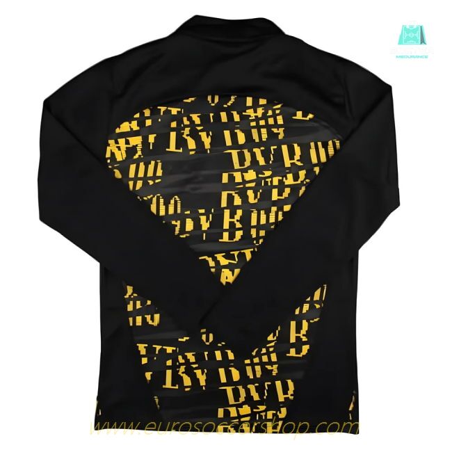 2024-2025 Borussia Dortmund Prematch 1/4 Zip Top (Black)