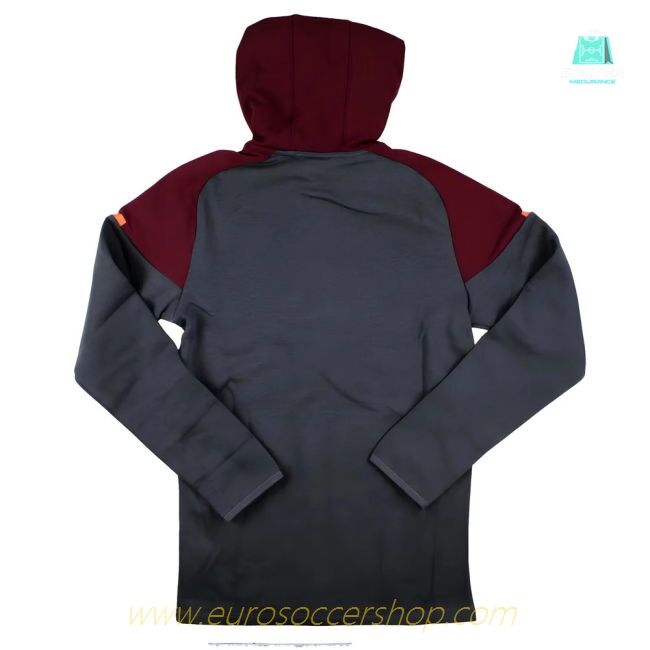 2023-2024 Man City Casuals Hooded Jacket (Strong Grey)