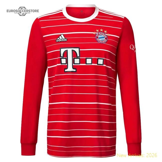 First-class 2022-2023 Bayern Munich Long Sleeve First Jersey (mulle