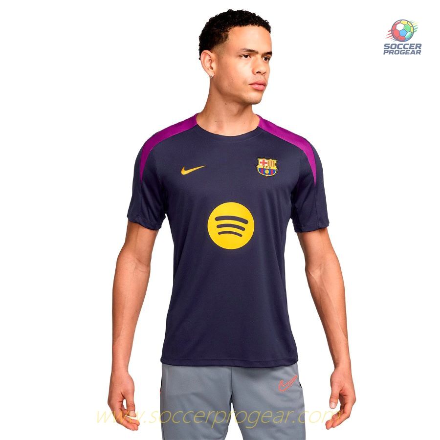 Barca Training Football Shirt Blue 2025-26 Edition