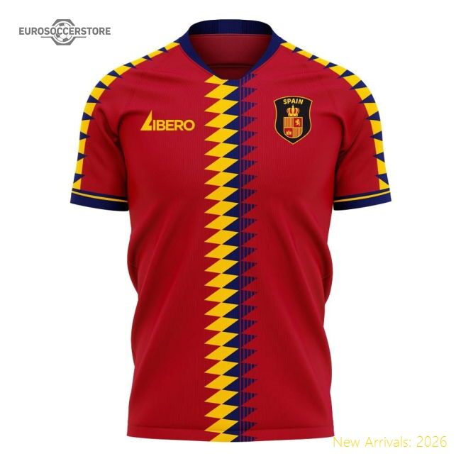 2026 Spain Home Jersey - High-Quality Construction Match Style