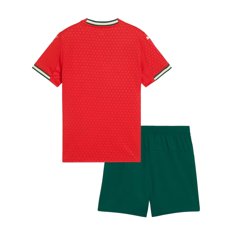 Portugal Home Soccer Jerseys Kids Kit 2025 Authentic Kit