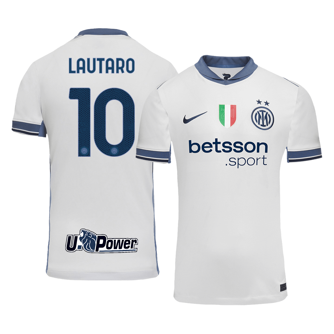 LAUTARO #10 Inter Milan Away  Soccer Jersey 2024/25 Authentic Kit