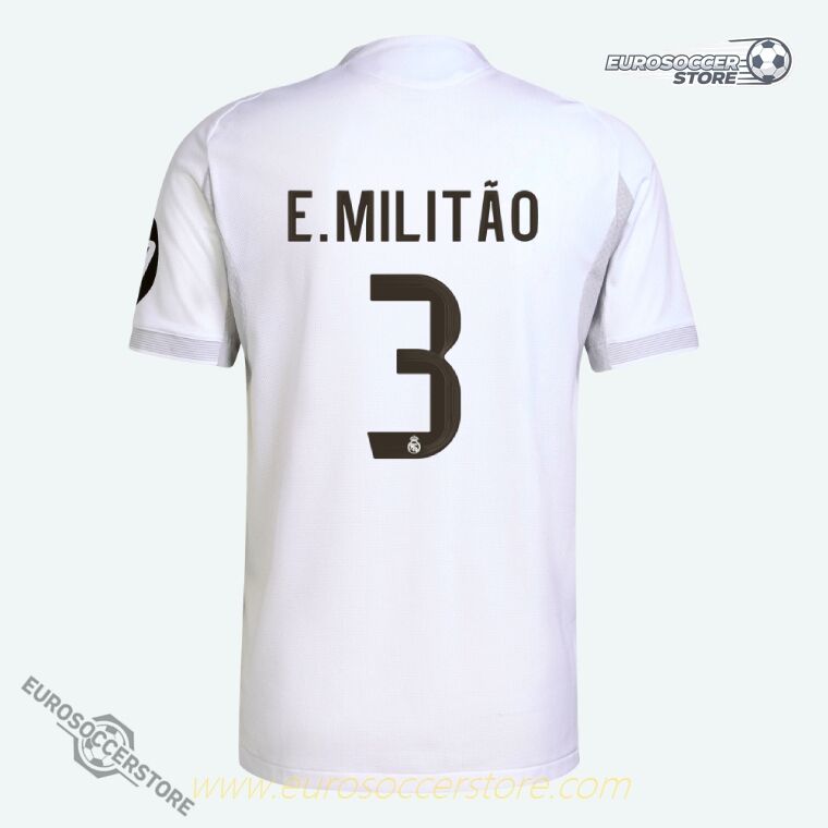 Real Madrid 25-26 Home Jersey E. MILITÃO 3 (Player Version)