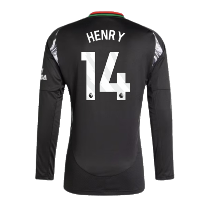 Arsenal Away Soccer Shirt 2024-20 Henry 14 L S