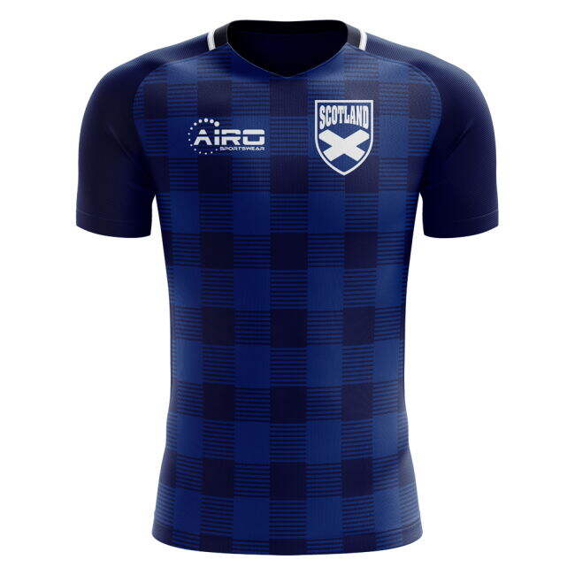 2025-2026 Scotland Tartan Concept Football Shirt (Your Name) -Kids