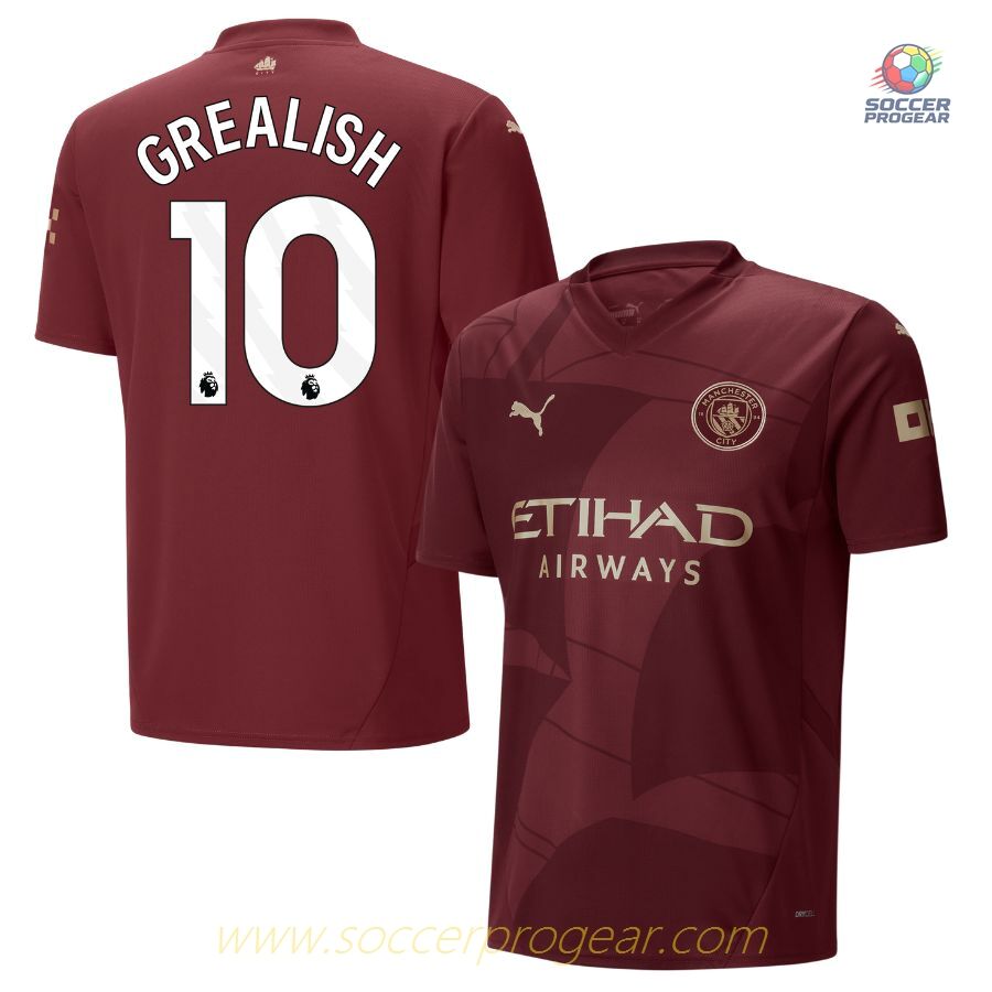 Manchester City Third Team Shirt 2024-2025 Season Grealish