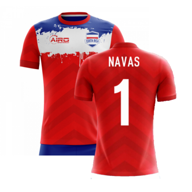 2025-2026 Costa Rica Airo Concept Home Shirt (Navas 1)