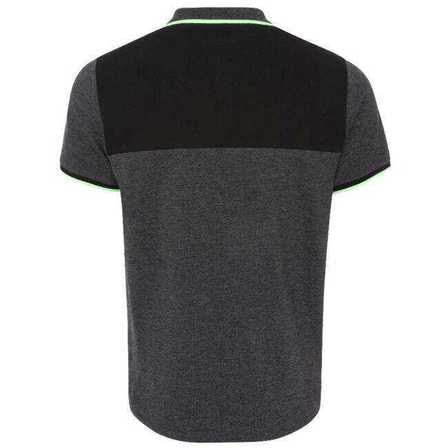 Liverpool Licensed Liverpool FC Neon Panel Polo Mens Charcoal Small