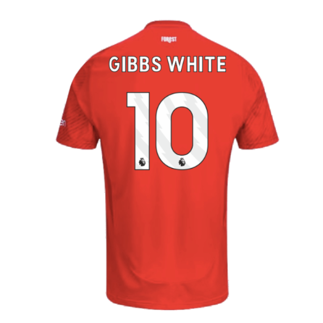 Licensed 2024-2025 Nottingham Forest Home Shirt (Gibbs White 10)