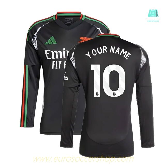 2024-2025 Arsenal Away Long Sleeve Shirt (Your Name)