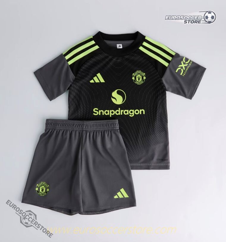 Kids' Goalkeeper Kit for Manchester United 25-26 Season
