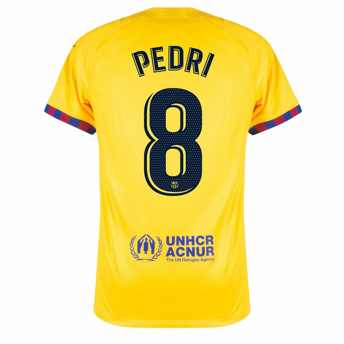 FC BARCELONA FOURTH PEDRI JERSEY 2022 2023