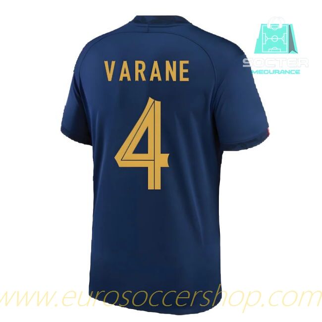 2022-2023 World Cup French National Team Home Shirt (VARANE 4)