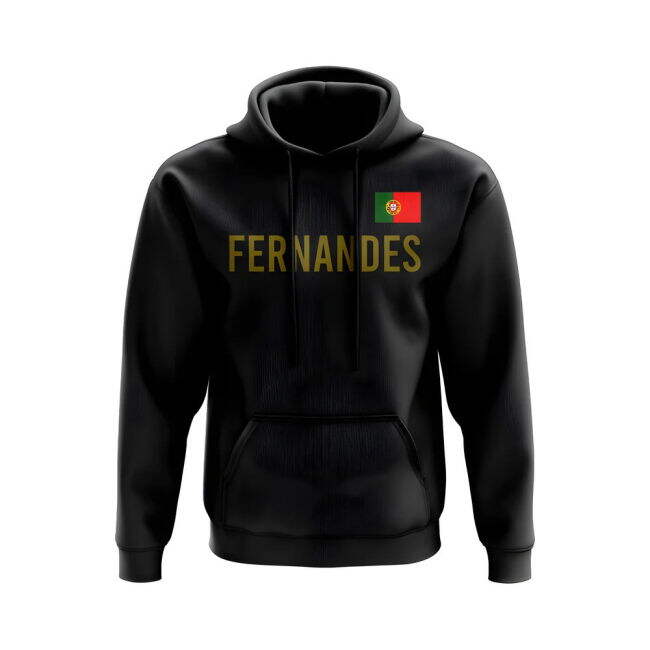 Bruno Fernandes Portugal Name Hoody (Black)