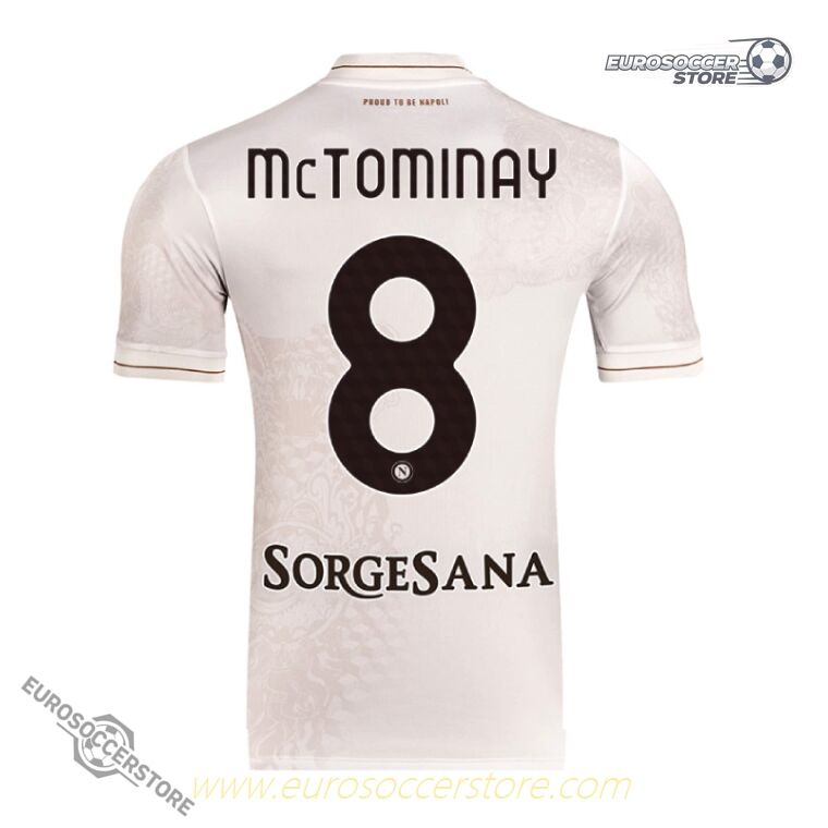 Napoli 25-26 Season Away Version McTOMINAY Number 8 Football Jersey