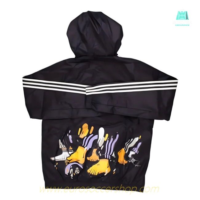 2024-2025 Real Madrid Seasonal Windbreaker (Aurora Black)