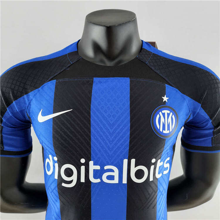 2223 Inter Milan Home Blue Soccer Jersey Football Shirt Player