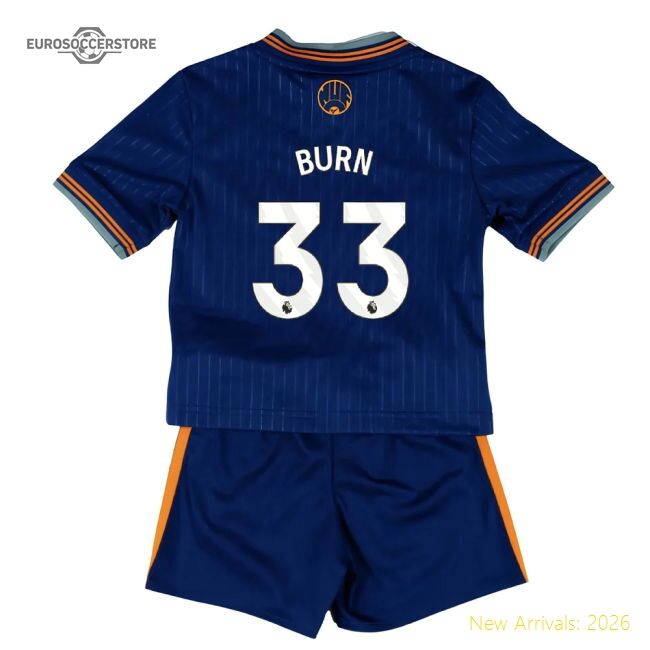 Authentic 2025-2026 Newcastle Third Mini Kit (burn 33) - Premium