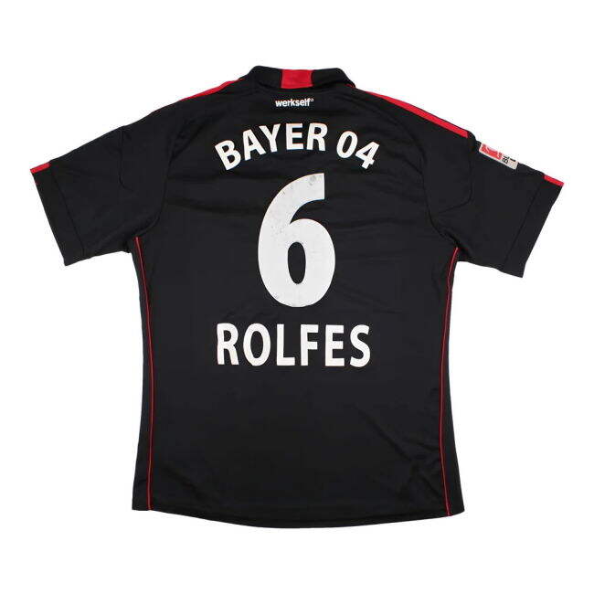 Bayer Leverkusen 2010-11 Rolfes #6 official style Shirt (Adult