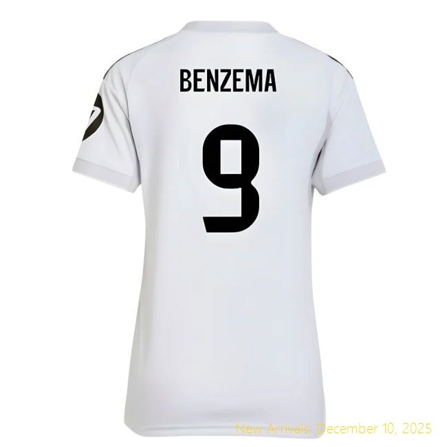 2025-2026 Real Madrid RM Premium Quality Home Shirt (Womens) (Benzema