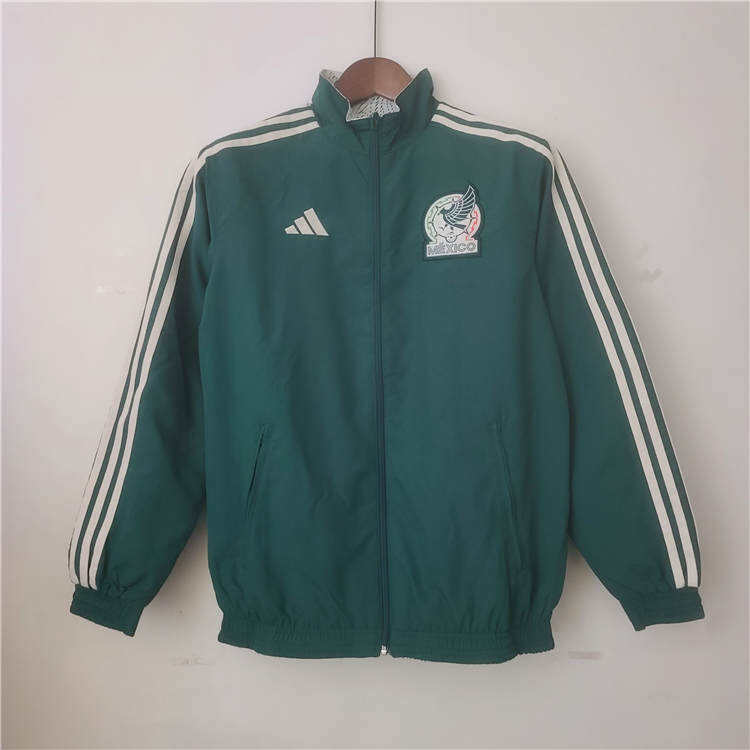 2022 MEXICO GREEN WINDBREAKER JACKET - Official Replica 6159