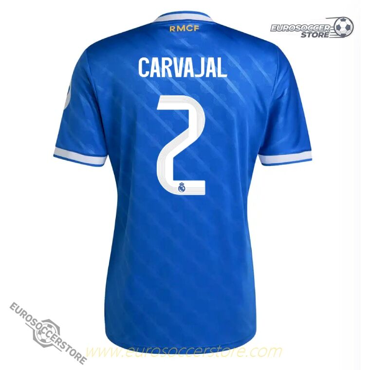 Real Madrid's 25-26 Third Jersey featuring CARVAJAL with the number 2