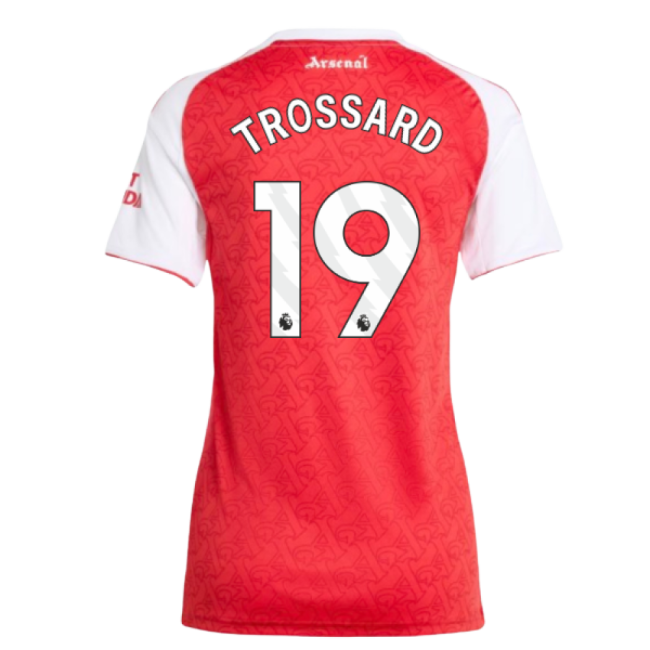 Trossard 19 Genuine Copy Arsenal Home Fan Jersey for Womens