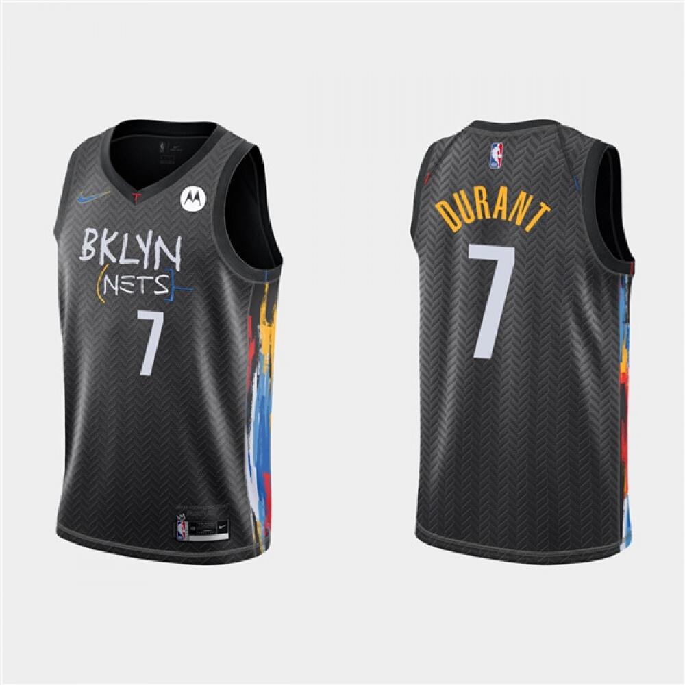 Brooklyn Nets Kevin Durant7 Black Jersey - City Edition - NBA Collection