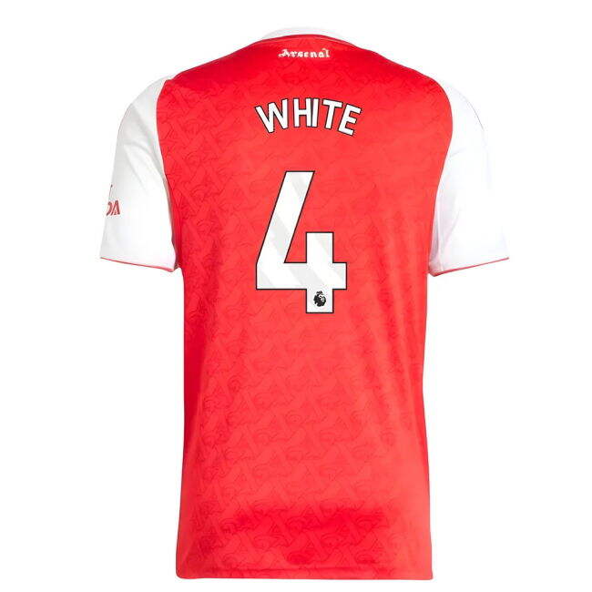Pro Style Arsenal Home Player Jersey 2025-2026 (White 4)
