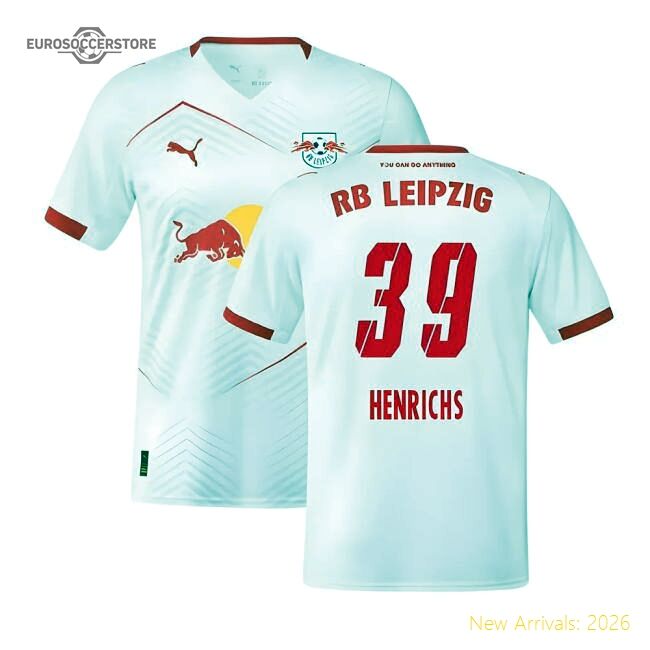 2025-2026 Red Bull Leipzig Home Shirt (henrichs 39) - Reasonable Price
