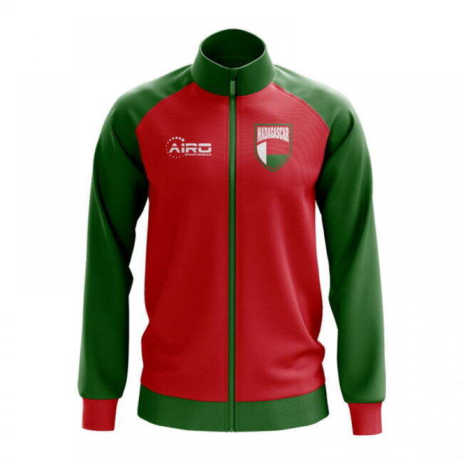 Pro-Grade Aero-Dynamic Madagascar Concept Football Track Jacket (Red)